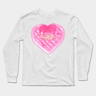 Pain Management Nurse Pocket Heart Long Sleeve T-Shirt